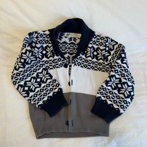 Monica + Andy 5T Organic Cotton Button Down Sweater Cardigan